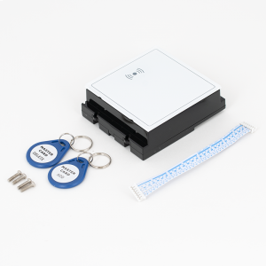 DTH821|DR * Modul cititor RFID EM 125KHz, MF 13.56MHz si afisaj LED matricial pentru posturile de apel modulare DT 821 cu comunicatie pe 2 fire