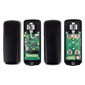 YS122-Y * Set fotocelule IR compus din emitator cu alimentare pe baterii si receptor cablat pentru sisteme de automatizare