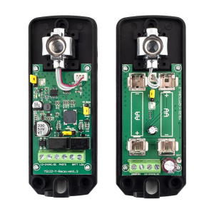 YS122-Y * Set fotocelule IR compus din emitator cu alimentare pe baterii si receptor cablat pentru sisteme de automatizare