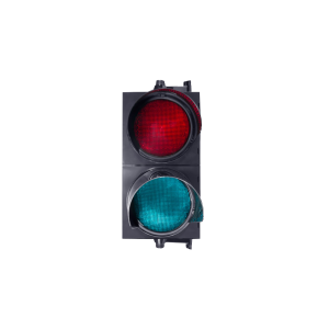 2S2-TL * Semafor pentru dirijarea traficului, cu două compartimente Rosu și Verde, realizat din ABS, iluminare bec E27