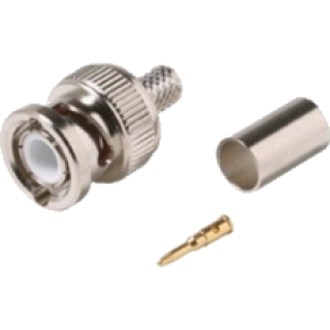 BNCM-3P(P10) * Conector BNCM - coaxial, sertizabil, RG59 [10buc]