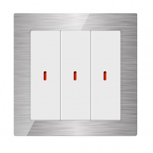 CHKP-03/01.1.20 * Buton inteligent metalic - 3 canale