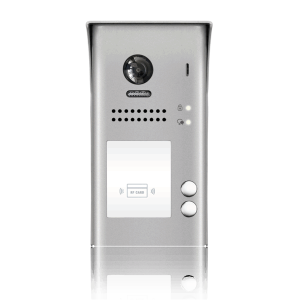 DT607-ID-S2 * Panou video color de apel exterior, cu conexiune pe 2 fire, camera WIDE ANGLE 170°, pentru doi abonati