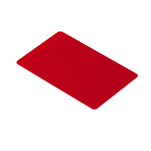 IDT-1001EM-C-rd * Cartele de proximitate cu cip EM4100 (125KHz) rosii, fara cod printat