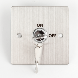 KY-B-SS-2 * Buton de iesire, incastrabil, aplicabil (cu carcasa), cu cheie europrofil