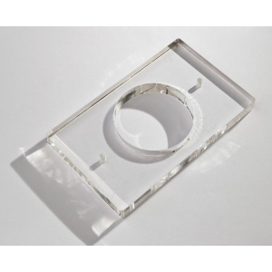 MBB-801D-M * Suport din plexiglas pentru montarea aplicata a butonului ISK-801D
