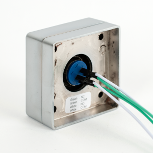 PBK-G-19SS-2 * Buton aplicabil cu actionare prin apasare, NO/NC