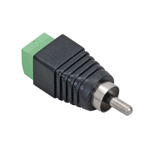 RCAM(P10) * Conector RCA male rapid, cu bloc terminal cu suruburi [10buc]
