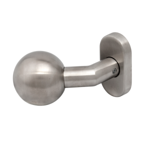 YH-S45O * Maner cu buton fix la 45°, cu rozeta ovala