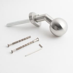 YH-S45O * Maner cu buton fix la 45°, cu rozeta ovala