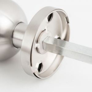 YH-S90R * Maner cu buton fix drept, cu rozeta rotunda