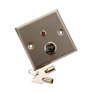 YKS-850LS * Buton incastrabil din inox, cu cheie