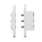 DORCAS-3C-wh * Contact mecanic tri-polar pentru alimentarea incuietorilor electrice montate pe foaia de usa
