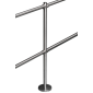 K-KO * Stalp intermediar 180° din INOX, suport balustrade din INOX