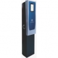 AMP344T2D - IK10 * Statie fixa incarcare masini electrice, RFID, ecran tactil 10 inch, 2x22 kV, Type 2, trifazat, power management