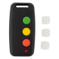 SMB-T009 * Telecomanda radio cu trei butoane, cod saritor, IP54, destinat receptoarelor radio PF009007A
