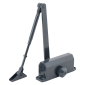 SA-5012AW-an * Amortizor hidraulic cu brat pentru usi cu greutate intre 25~45kg, gri antracit