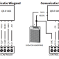 QR-R100S * Scaner coduri QR, cod de bare cu cititor RFID MF 13,56MHz, comunicatie Wiegand si RS485