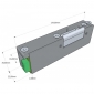 DORCAS-77N512F * Yala electromagnetica incastrabila, pentru usi de urgenta ajustabila, nereversibila