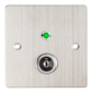 KY-B-SS-2-rdgn * Buton de iesire incastrabil/aplicabil cu carcasa, cu cheie, cu led