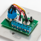KY-B-SS-2-rdgn * Buton de iesire incastrabil/aplicabil cu carcasa, cu cheie, cu led