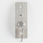 KY-C-SS-2-rdgn * Buton de iesire incastrat cu carcasa, cu cheie, cu led, tamper