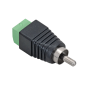 RCAM(P10) * Conector RCA male rapid, cu bloc terminal cu suruburi [10buc]
