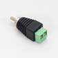 RCAM(P10) * Conector RCA male rapid, cu bloc terminal cu suruburi [10buc]
