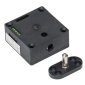 YE-301-S * Incuietoare electrica aplicabila, cu bolt, pentru vestiare, dulapuri